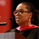 Oprah Winfrey addresses The USC Annenberg School for Communication and Journalism Celebrates Commencement on May 11, 2018, in Los Angeles, Calif.